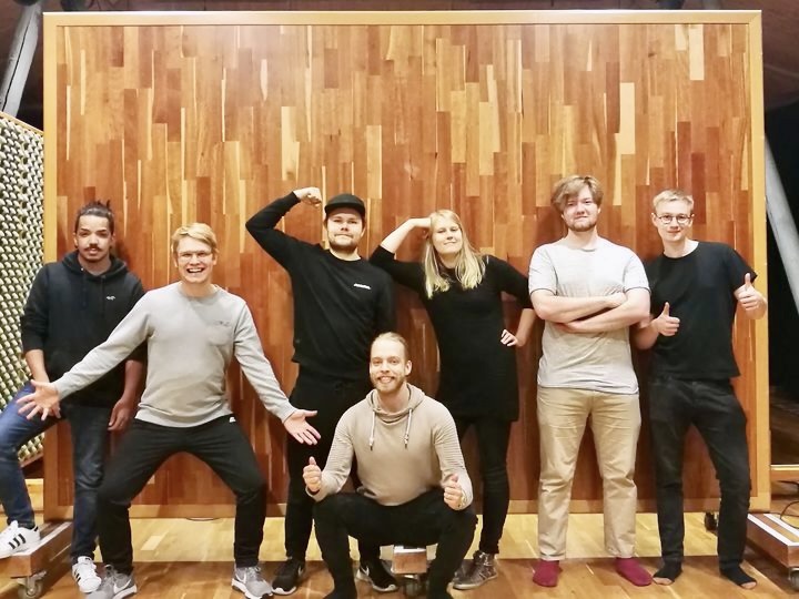 Leevi's Pack (2019). From L to R: Christopher Rodulfo, Arto Ikävalko, Ville Luukkonen, Leevi Lehikoinen, Adele Sauros, Onni Korhonen & Tuomas Talvi.